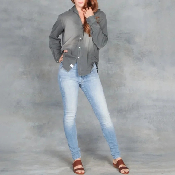 Mother The Looker Skinny Jeans in Light Kitty Light Wash 25 - Picture 16 of 16